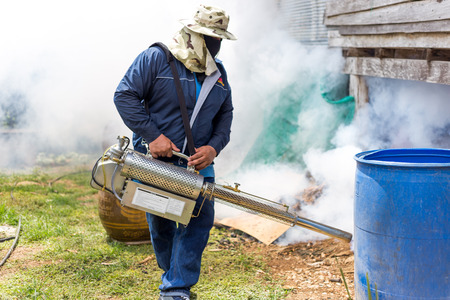 Fumigate mosquito at home for protection mosquitoの写真素材