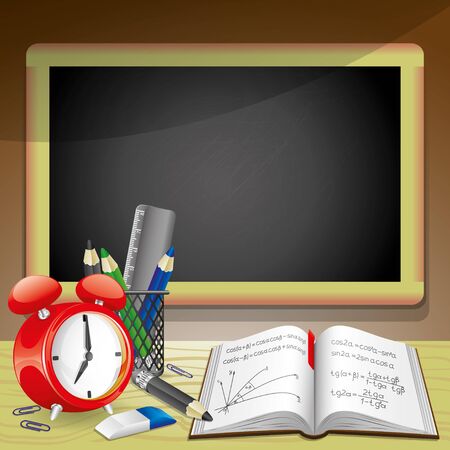 illustration of school background  のイラスト素材