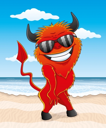 Vector illustration  Devil  のイラスト素材