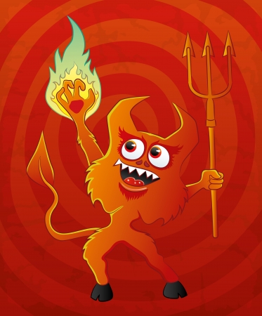 Vector illustration  Devil  のイラスト素材