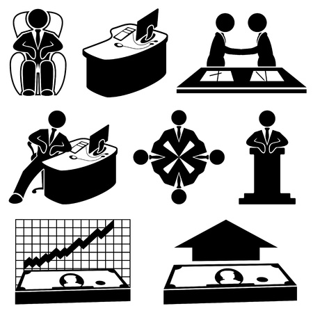 Vector  Business icons  のイラスト素材