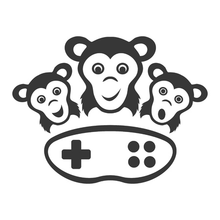 monkey  Sign  のイラスト素材