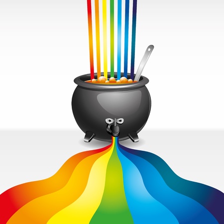 Rainbow illustration  のイラスト素材