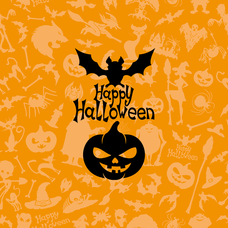 Happy halloween のイラスト素材