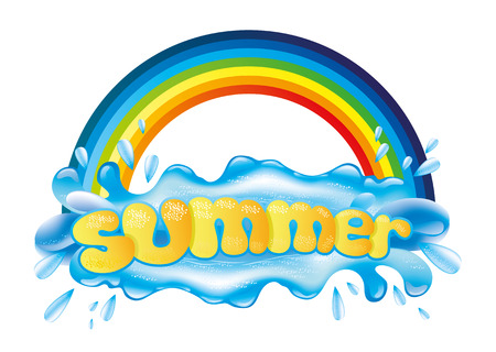 Summer sign のイラスト素材