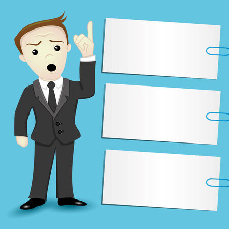 Business illustration for your text のイラスト素材