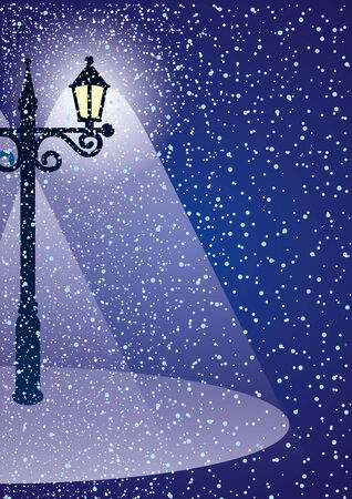 Winter night.のイラスト素材