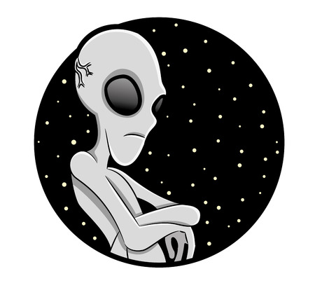 Alien.のイラスト素材