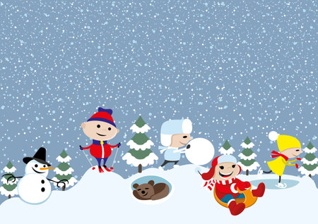 Winter.のイラスト素材