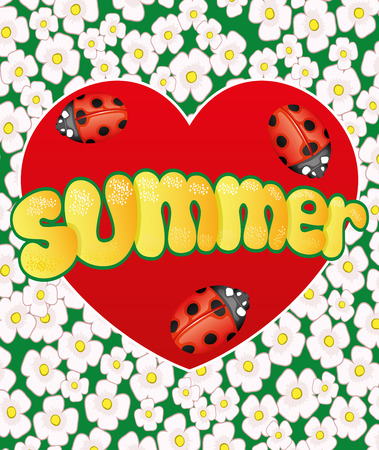 Summer sign.のイラスト素材