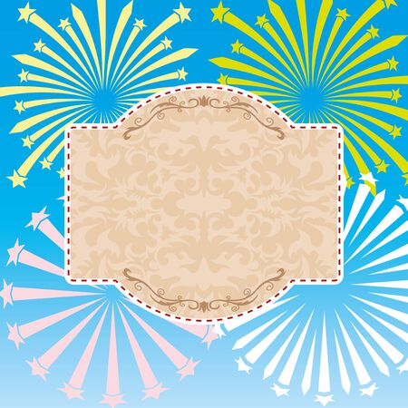 Festive poster.のイラスト素材