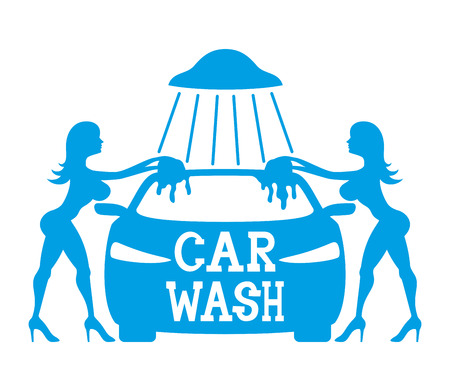 Car wash.のイラスト素材