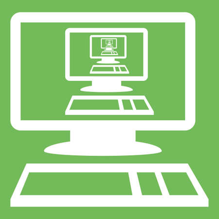 Computer.のイラスト素材