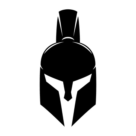 Spartan helmet.のイラスト素材