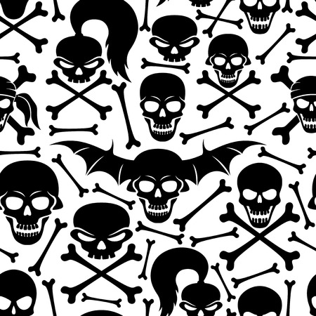 Skulls and bonesのイラスト素材