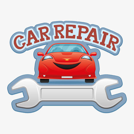 Car repair.のイラスト素材