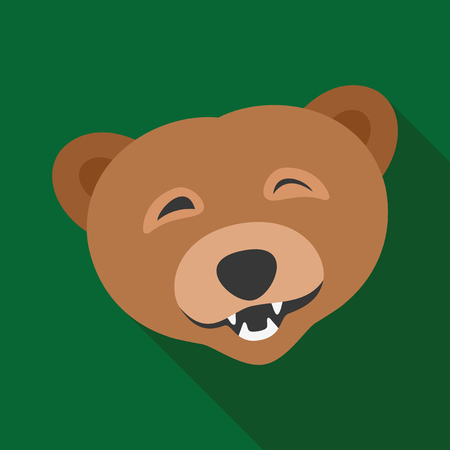 Bear winking.のイラスト素材