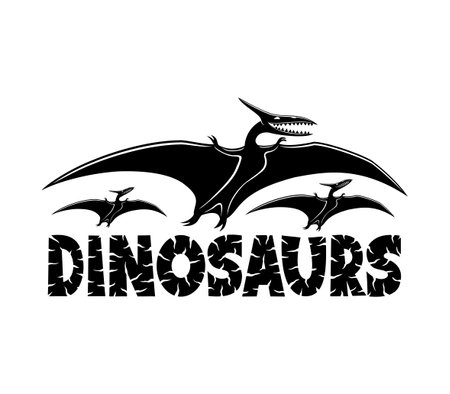 Dinosaurs sign.のイラスト素材