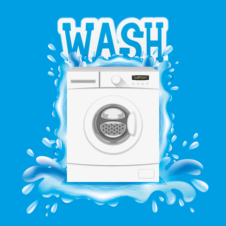Washing machine.のイラスト素材