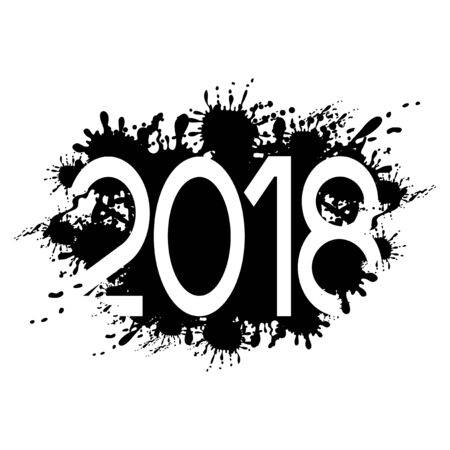New year 2018.のイラスト素材