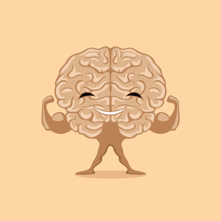 Strong brain.のイラスト素材