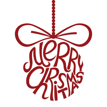 Merry Christmas sign.のイラスト素材