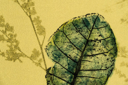 Colorful Retro Tapestry Textile Pattern with Floral Ornamentの写真素材