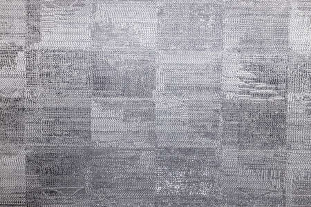 Fabric tapestry background with a messy stripped textureの写真素材