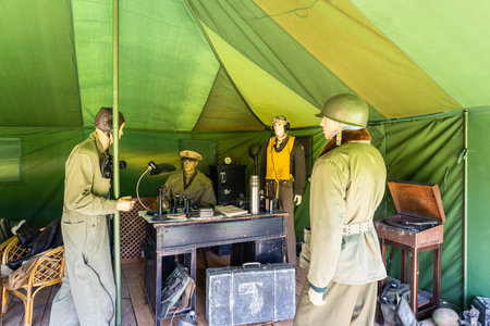 Military history museum of World War II. Ketrzyn, Poland, 11 June 2022.のeditorial素材