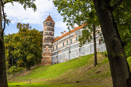 Panemune Castle - the most beautiful Renaissance era building in Lithuania.のeditorial素材