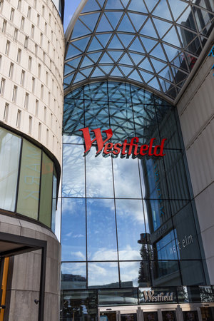 Westfield Stratford Shopping Mall Exterior. London, UK, 28 October 2023のeditorial素材