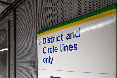 London Underground District and Circle Lines Sign