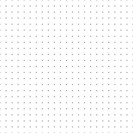 Dotted grid. Seamless pattern with dots. Simplified matrix white vector refill background. Paper wallpaper texture or notebook design simplify templatesのイラスト素材