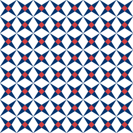 Mediterranean seamless pattern. Ceramic tile texture, tiles pattern or native kitchen mosaic interior. Symmetrical mandala geometric ornament vector illustrationのイラスト素材