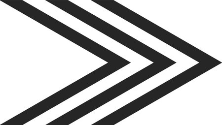 Three black arrows are pointing to the right on a white background, creating a dynamic visual...