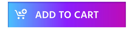 Add to cart button with shopping cart icon is displayed on a vibrant gradient background, creating a...