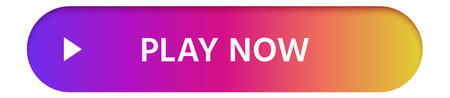 Stylish play now button featuring a trendy gradient transitioning from purple to orange, complemented by a white play icon. Perfect for enhancing websites and appsのイラスト素材