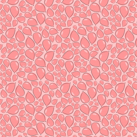 red balloon texture for birthday cardsのイラスト素材