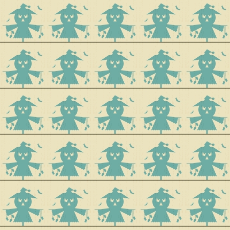 Texture of beige and green tones  Scarecrow のイラスト素材