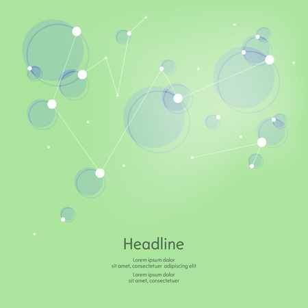 Green vector background for presentation. 10 EPS.のイラスト素材