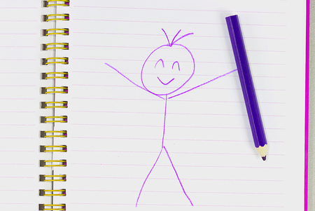 I like drawing and coloringの写真素材
