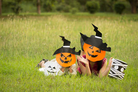 halloween kidsの写真素材