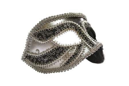 Italian carnival mask isolated on whiteの写真素材