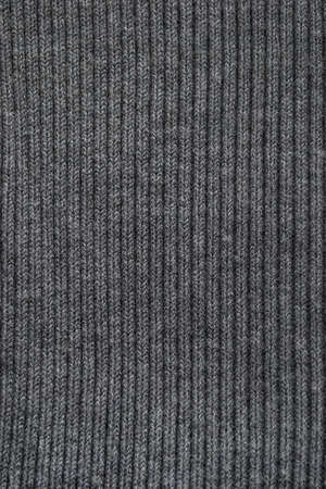 Gray viscose vertical knitted textureの写真素材
