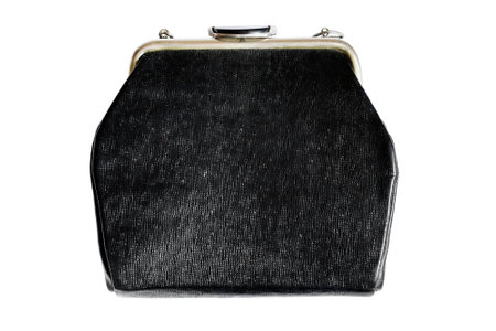 Vintage black handbagの写真素材