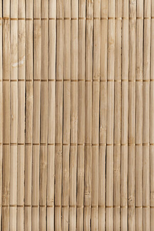 Bamboo mat texture as a backgroundの写真素材