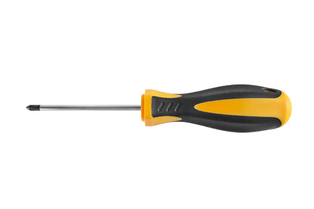 Crosshead screwdriver isolated over whiteの写真素材