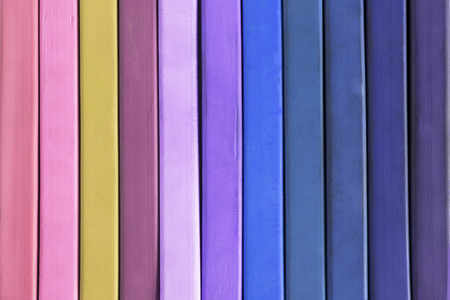 Set of colorful crayons as a backgroundの写真素材