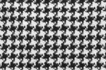 Black and white houndstooth ornament as a backgroundの写真素材