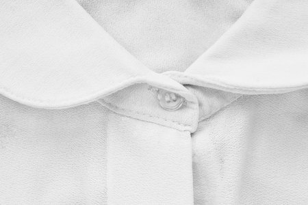 White shirt collar closeup as a backgroundの写真素材